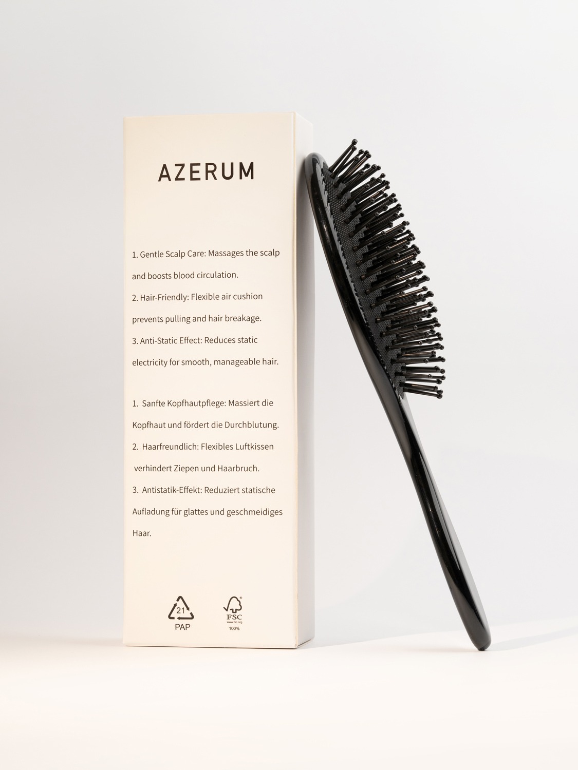 Azerum Haarbürste 2 Azerum Haarbürste – Bild 2